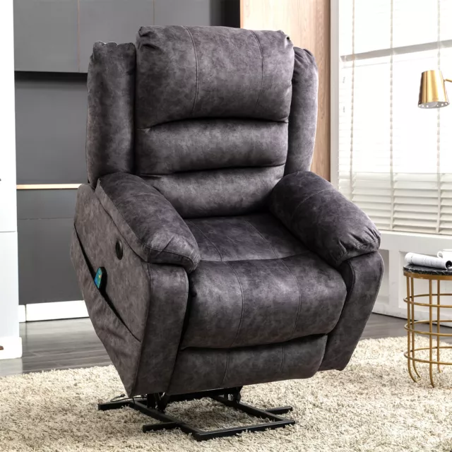 Power Lift Electric Riser Recliner Chair Massage Heat Chair Recling Armchair