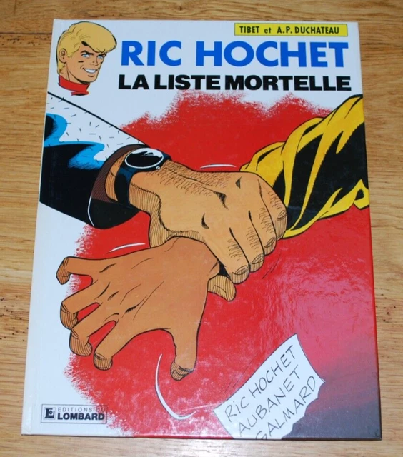 E.O. RIC HOCHET 42 "LA LISTE MORTELLE" (Tibet Duchâteau) TBE
