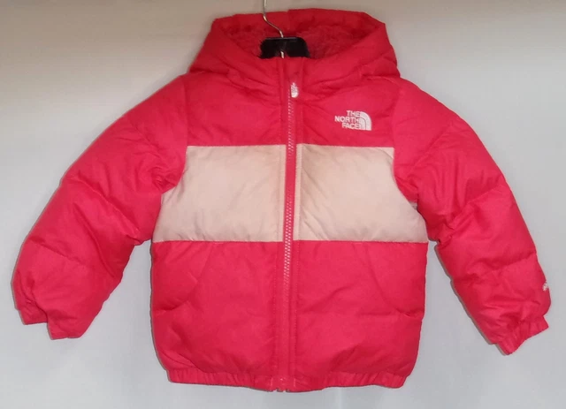 THE NORTH FACE Toddler Moondoggy Hoodie, Paradise Pink/Peach Pink, 2T - USED