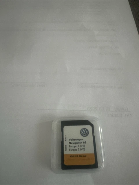 Welche Sd Karte Für Vw Navi Discover Media ORIGINAL VW SD Karte, 2025 V20, AS Navi Discover Media 2 Navigation