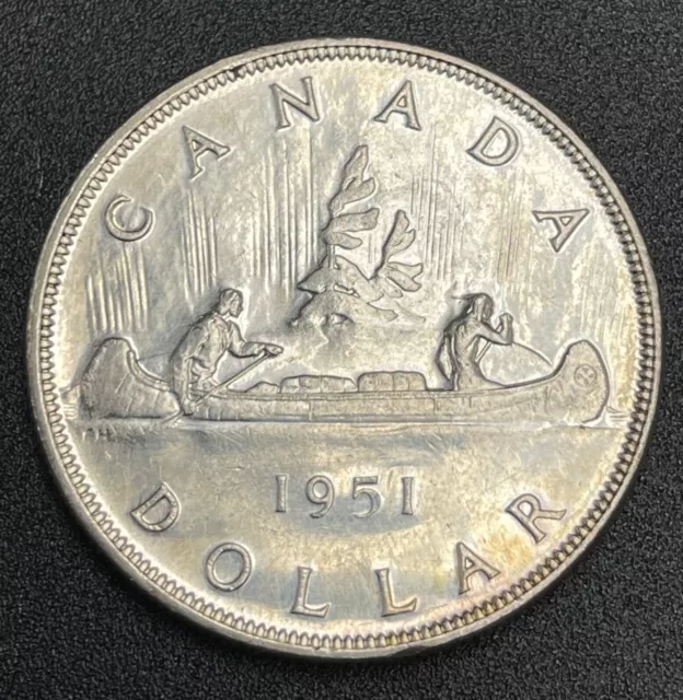 1951 Short Waerlines Canada Silver Dollar - No Reserve Sale