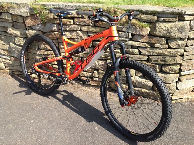 WHYTE T130 S 2017 Yari Forks Matt Orange Med SRAM GX 1x11