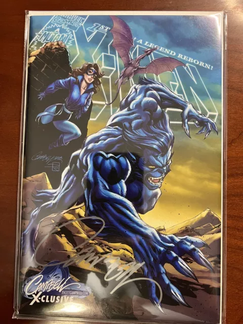 Uncanny X-Men #1 (2019) J. Scott Campbell Exclusive Variant F Signed w/ COA