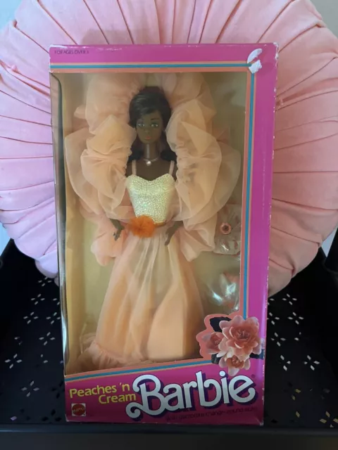 Vintage 1984 AA Peaches n' Cream Barbie Doll Mattel 9516 New In Box NRFB