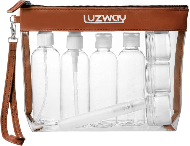 2 Borse Trasparenti TSA Per Liquidi - Beauty Case Da Viaggio 20,5x16cm Per Cosmetici - Foto 3