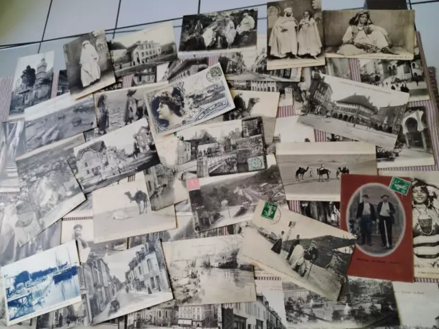 Lot de 50 cartes postales Illustrées et ou rare voir photos