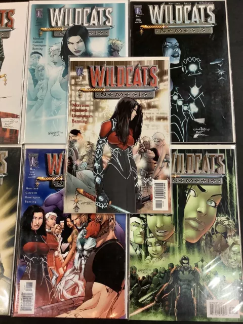 Wildcats Nemesis #1 - 9 Comic Book Lot Full Series Grifter Zealot Wildstorm