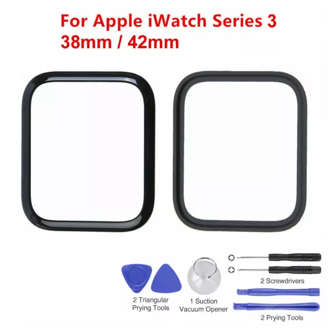 Front Outer Glass Screen Lens Replacement For Apple Watch Series 3 2 1 38mm 42mm