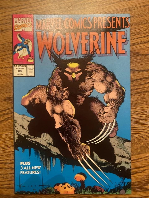 Marvel Comics Presents #85 NM- 1st Cyber + Jae Lee 1991 Marvel Comics Wolverine
