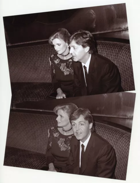 PAUL & LINDA McCARTNEY (1984) (LOT 2) 5x7 PHOTOGRAPHS FROM ORIGINAL NEGATIVES