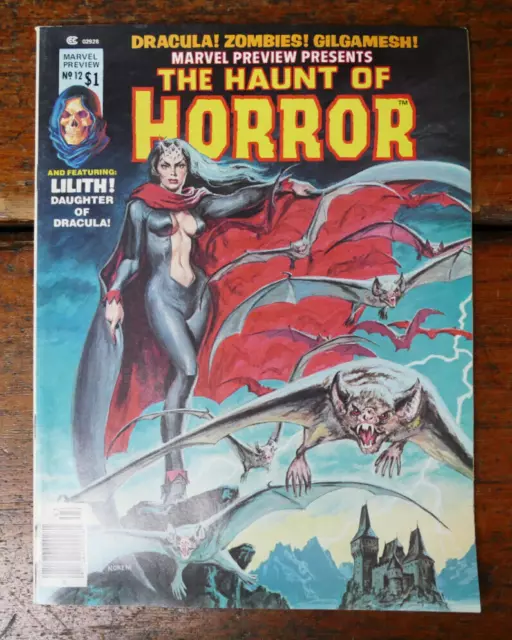 THE HAUNT OF HORROR #12 1977 Marvel Magazine 1st Lilith Draculas Daughter VF/NM