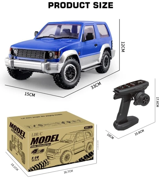 ARRIS RC Crawler MN-82S LC79 RTR - Camion Tout-Terrain 4x4 Échelle 1:12 Toyota Officiel, 2.4GHz Pour Adultes