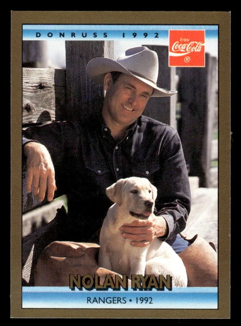 1992 Donruss Coca-Cola Nolan Ryan Nolan Ryan #26 Texas Rangers Baseball EX-NM