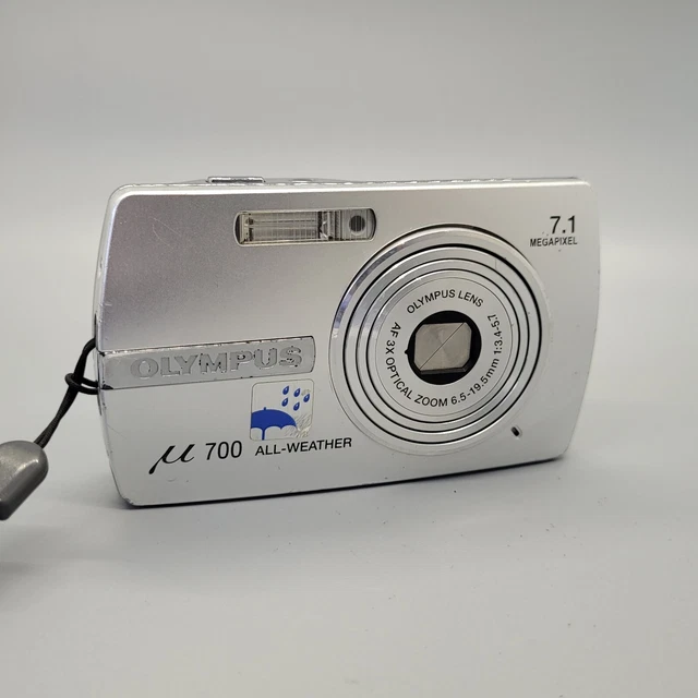 Olympus Mju 700 7.1MP Compact Digital Camera Silver Tested
