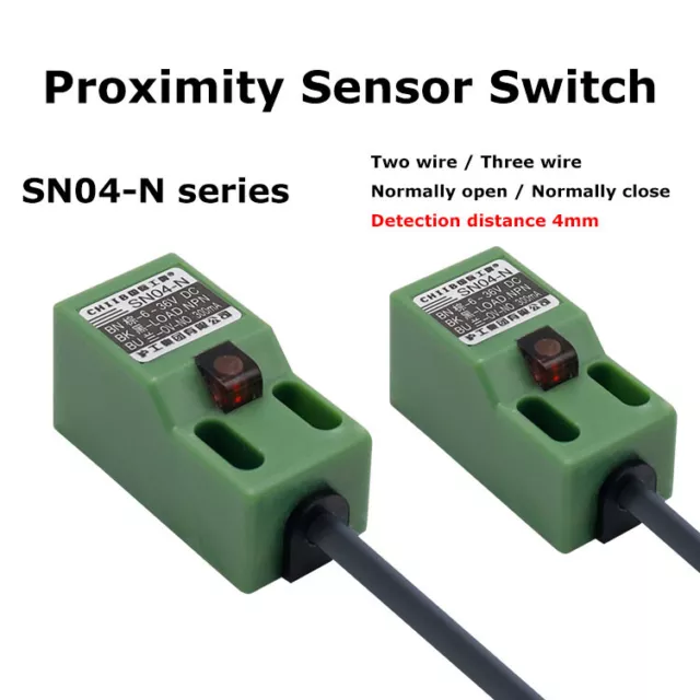 SN04 Series Inductive Proximity Sensor Metal Detection Switch NPN PNP DC 6-36V