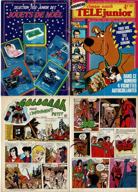 TéLé junior 1980/1981 n° 11 GOLDORAK la nuée ardente / POSTER COLLARO