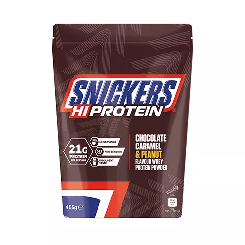 Mars Protein - Snickers - Snickers White - Hi Protein Pulver - 455g - Eiweiß
