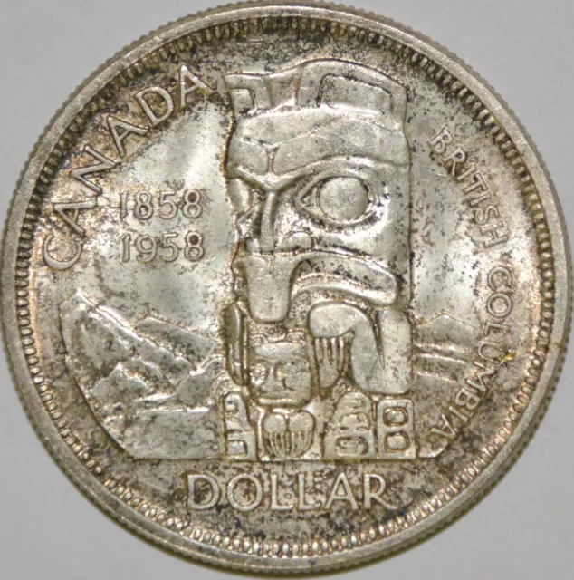 1958 British Columbia Centennial Silver Dollar