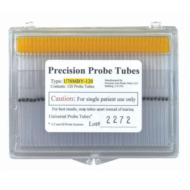 Universal Precision Yellow Probe Tubes (120)