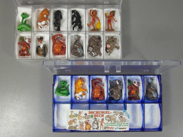 Hpf : Dschungelbuch 1985 - Set Completo Con 6 Varianti ( Kaa Piccolo Collo ) + 1