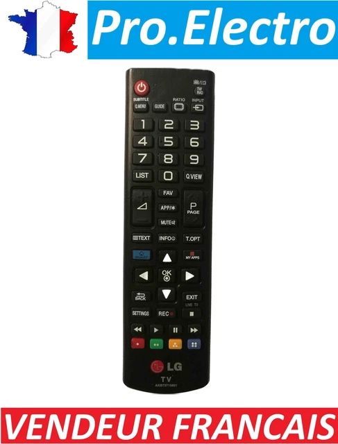 Télécommande de remplacement pour LG MG64, VCR