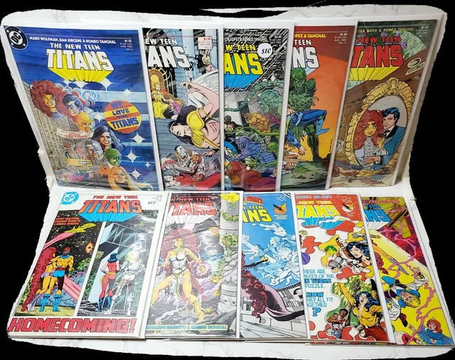 The New Teen Titans Vol 2 DC Comic Book Lot High Grades