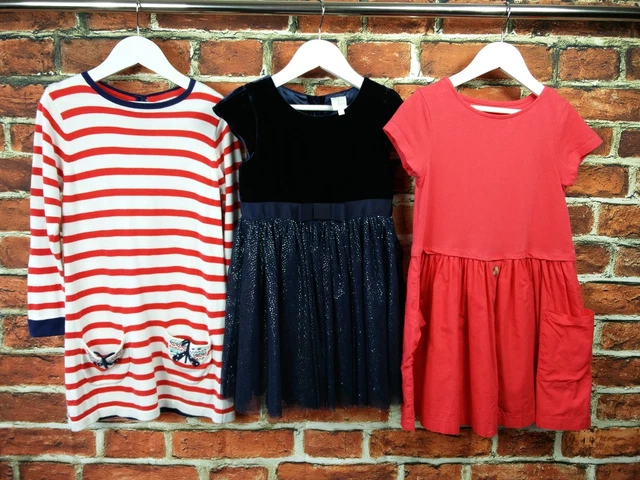 Girls Bundle Age 5-6 John Lewis Jasper Conran M&S Casual & Party Dress Set 116Cm