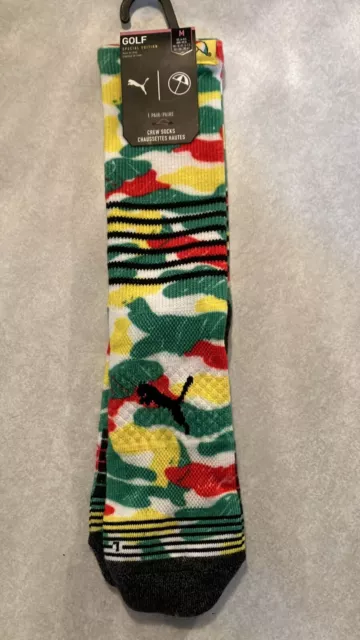 Puma X Arnold Palmer Crew Socks Multicolor Size M - New