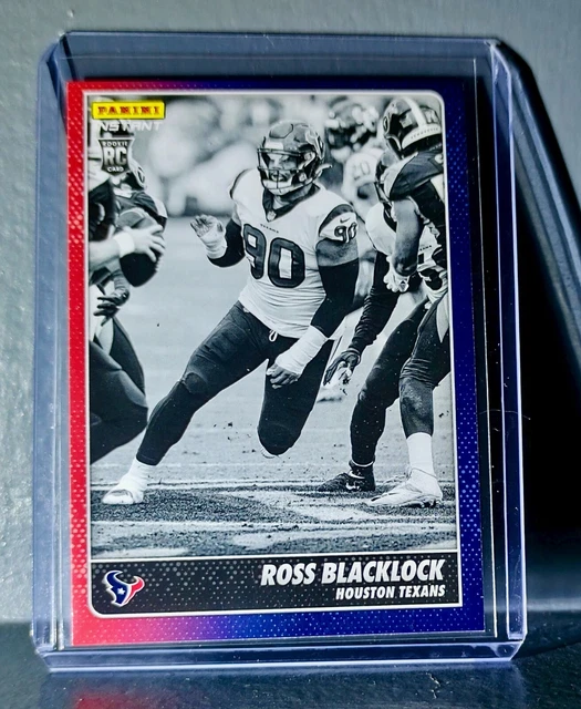 ROSS BLACKLOCK 2020 Panini NFL recrues en noir et blanc #4 carte recrue ...