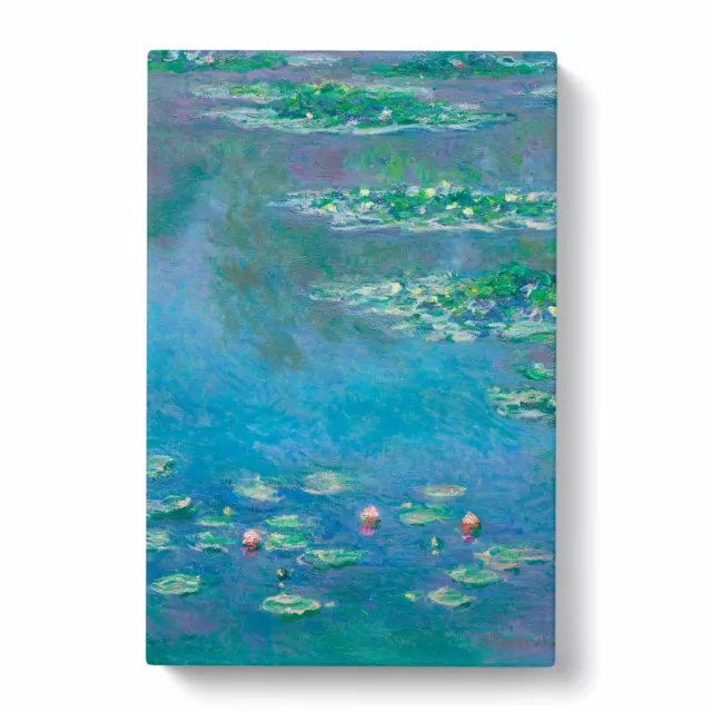 Water Lilies Lily Pond Vol.35 By Claude Monet Canvas Wall Art Print Framed Decor 2