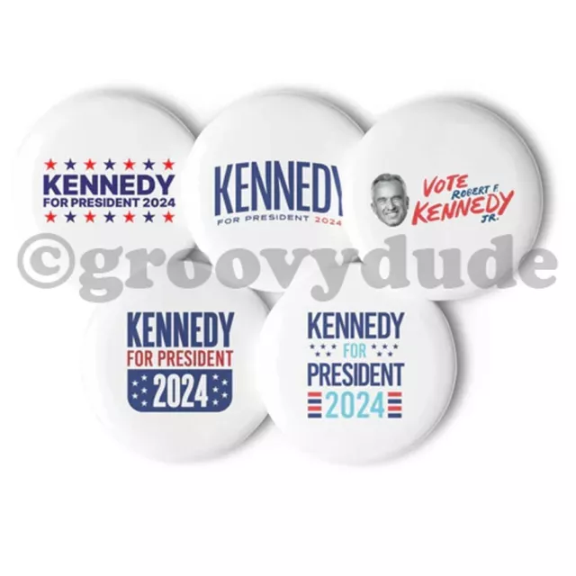 5 ROBERT F. Kennedy Jr. President 2025 Official Campaign Pin Pinback