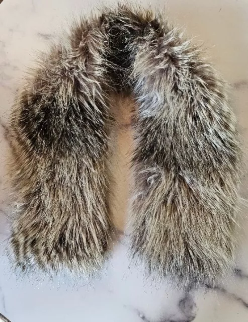 CrewCuts Scarf Girls Faux Fur Tan Neck Wrap One Size Winter Neck Warmer