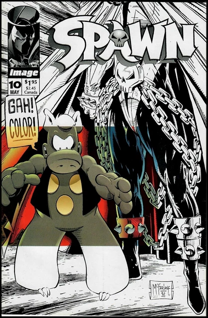 SPAWN #10 MAY 1993 CEREBUS DAVE SIM TODD McFARLANE VIOLATOR IMAGE COMIC BOOK 1