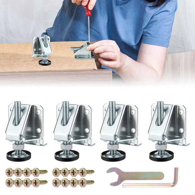 Adjustable Furniture Leg Leveler  Heavy Duty Cabinet Leveling Feet Lock Nut M10·