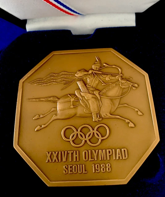 1988 Summer Olympic Games Participation Medal Journalist Original box