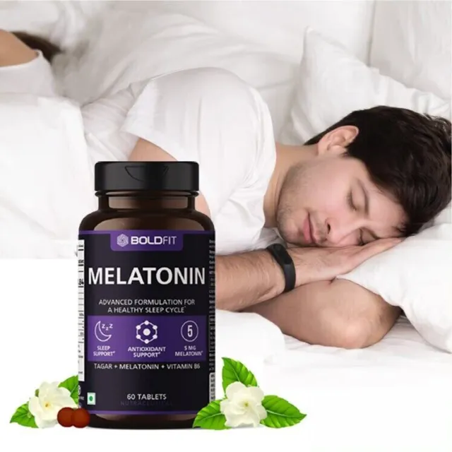 Boldfit Sleeping Aid 60 Tab Reduce Stress Anxiety Insomnia Relax Calm Body