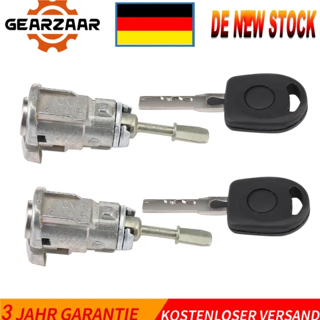 Zündschloss Zündschalter Schließzylinder + 2x Schlüssel für VW Golf 4 IV  Lupo Beetle Polo 9N 6R T5 V