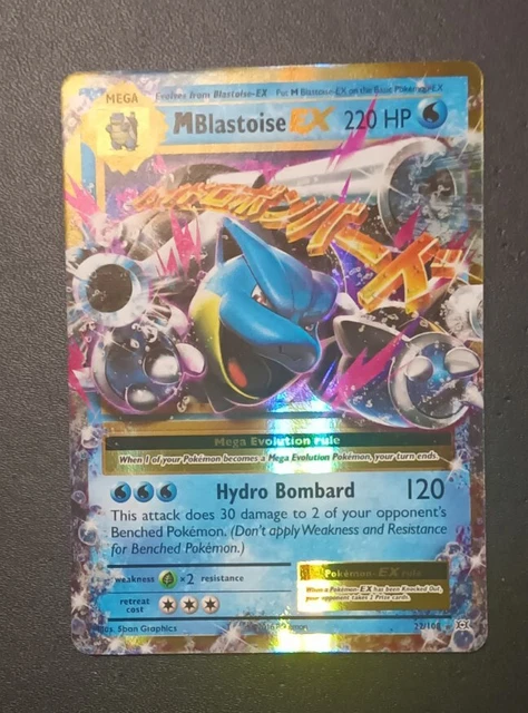 Pokémonkarte - M Blastoise EX - 22/108 - XY Evolutions - Ultra selten