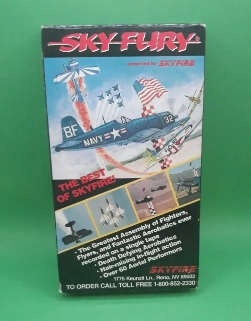 SKY FURY THE Best Of Sky Fire VHS VCR Video Tape Movie Used $7.99