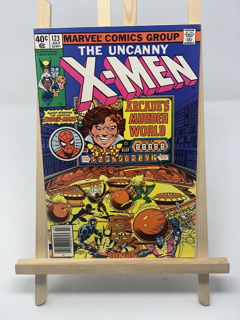 Uncanny X-Men #123 Vol. 1 Risque Panel Newsstand Marvel Comics '79