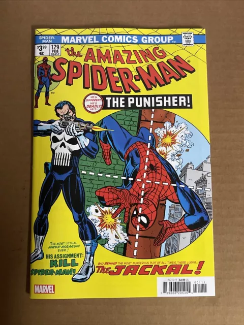 Amazing Spider-Man #129 Facsimile Edition Marvel Comics (2023) 1St Punisher