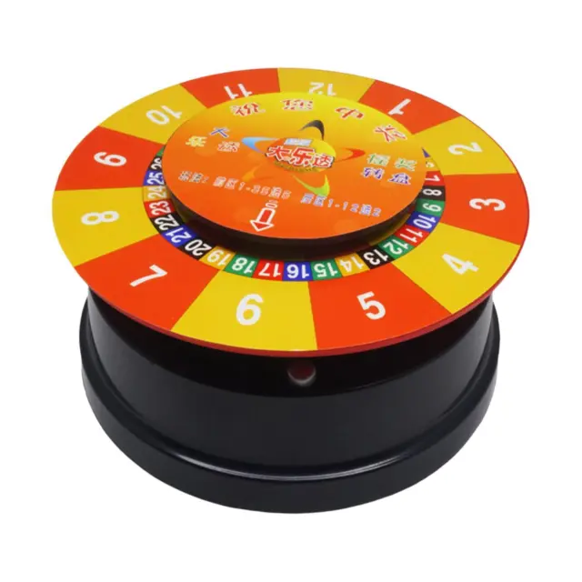 Tabletop Rotating Prize Wheel Tabletop Casino Games Electronic Roulette Game