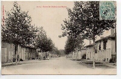 AUVE - Marne - CPA 51 - la route de Chalons