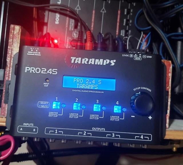 Processeur Audio Numérique Taramps PRO 2.6S - Crossover 2 Entrées / 6 Sorties - Neuf, Fabriqué Au Brésil