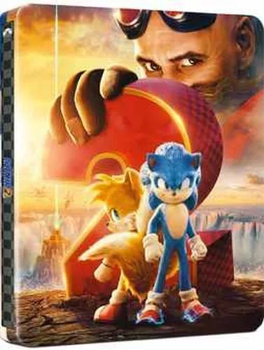 Sonic The Hedgehog 2 Limited Edition Steelbook 4K Ultra Hd +[Uk] New4K Bluray