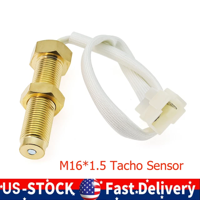 DIESEL ENGINE TACHOMETER Sensor M16 Tacho Gauge RPM Sender for Car