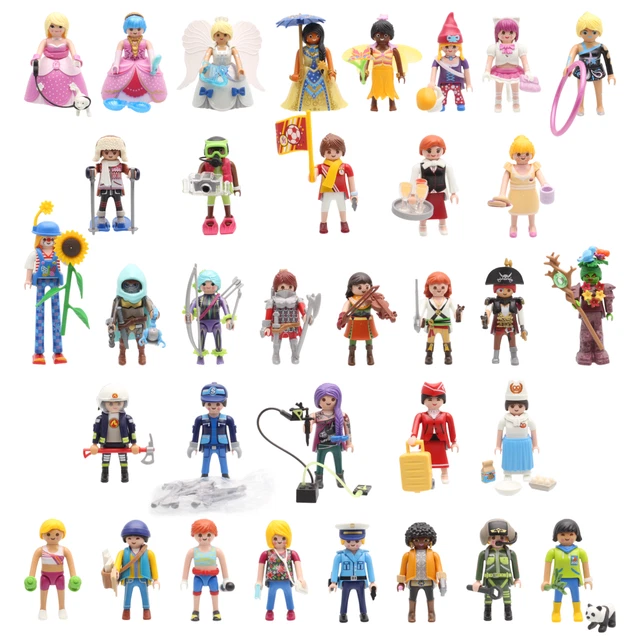 Jeu D'échecs Playmobil - Série Famille - Pièces En Bois - Occasion