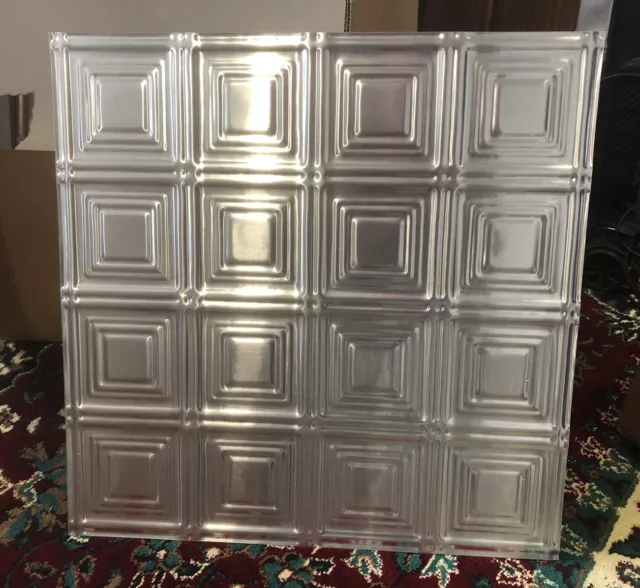 2’ x 2’ Tin Ceiling Tiles - Unfinished - Nailup, 7 Pieces (28 Sq Ft)