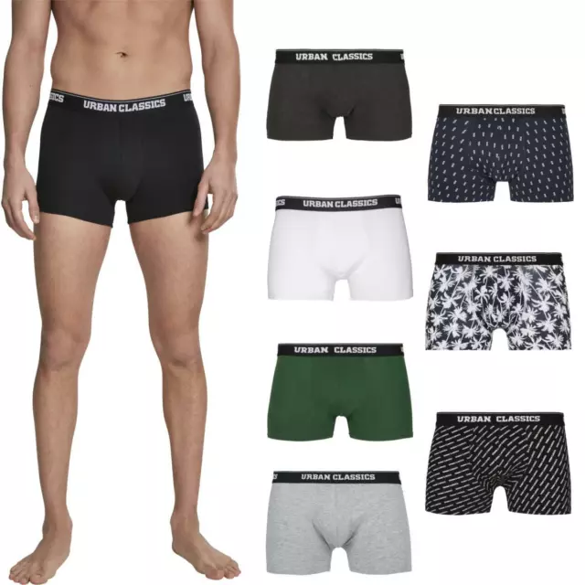 Urban Classics Men Boxer Shorts Double Pack Unterwäsche Unterhose 2er Jungs Man