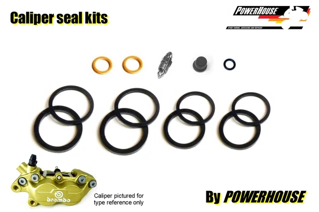 Hyosung GT125R & GTR125 Front Brake Caliper Seal Rebuild Kit – By Brakemasters (2006-2008)